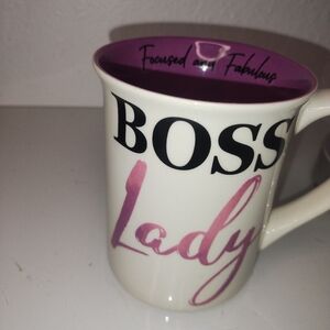 Our Name is Mud "Boss Lady" 16oz Ceramic Coffee Mug